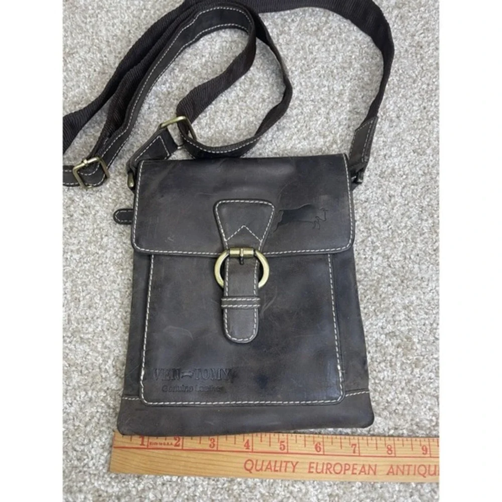 VEN-TOMY genuine leather shoulder bag made in Germany Porto-Pelo‎